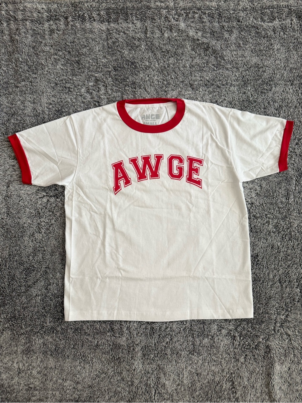 Men’s AWGE T-Shirt, A$AP Rocky, Oversized Fit, New
